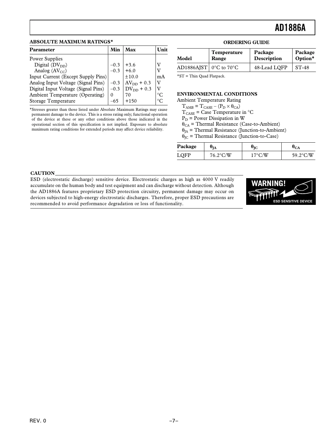 ad1886a Datasheet Page 7