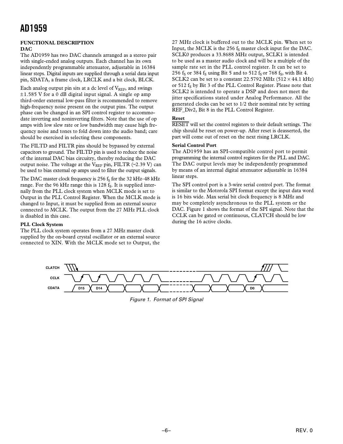 ad1959 Datasheet Page 6