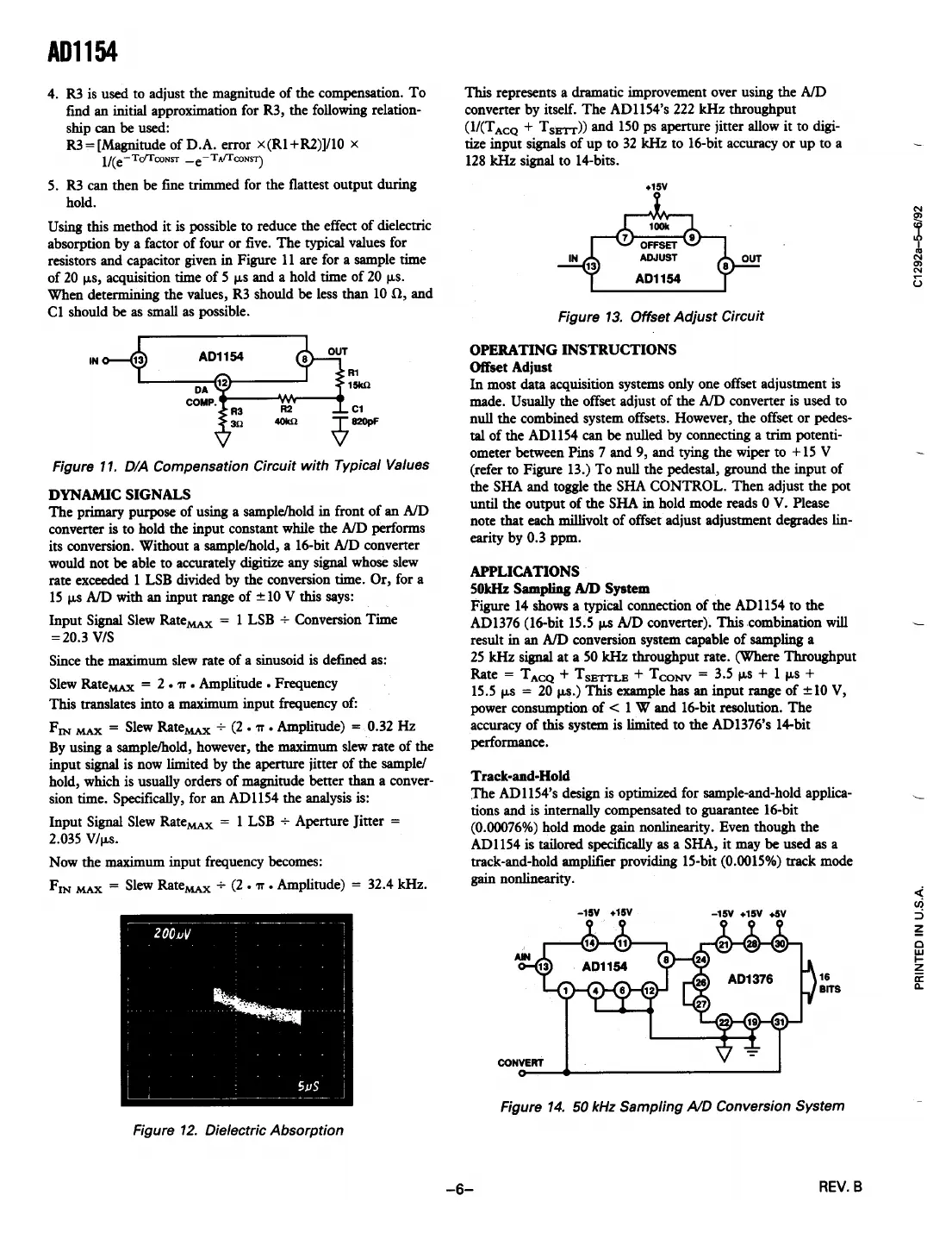 ad1154 Datasheet Page 6