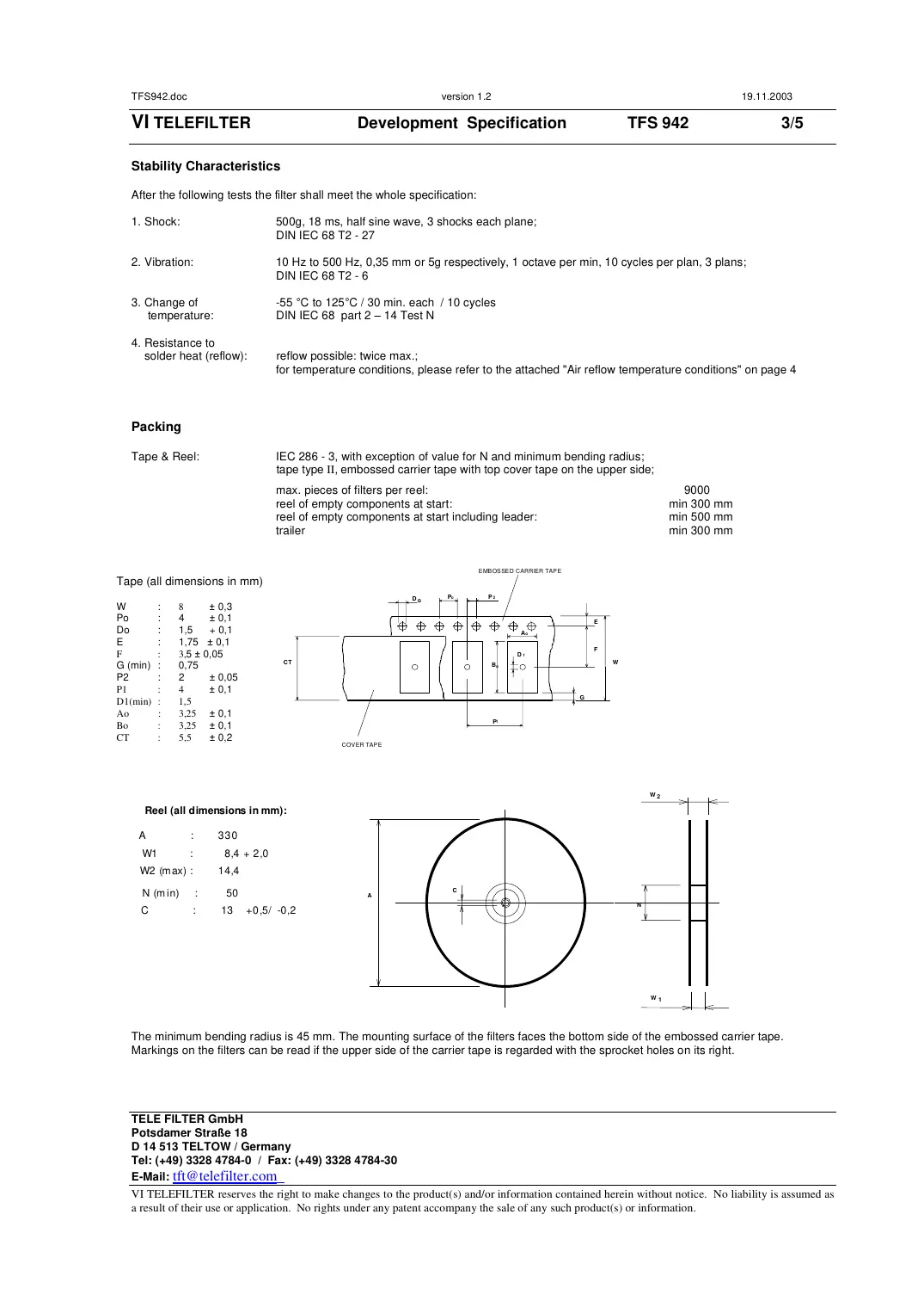 tfs942 Datasheet Page 3