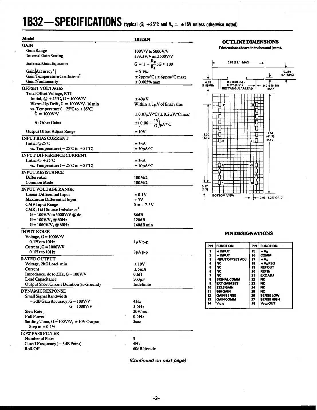 1b32 Datasheet Page 2