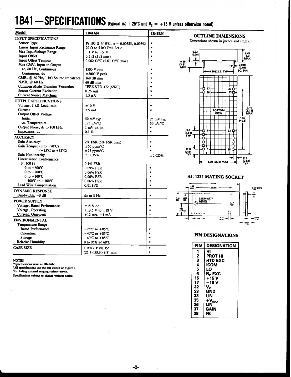 1b41 Datasheet Page 2