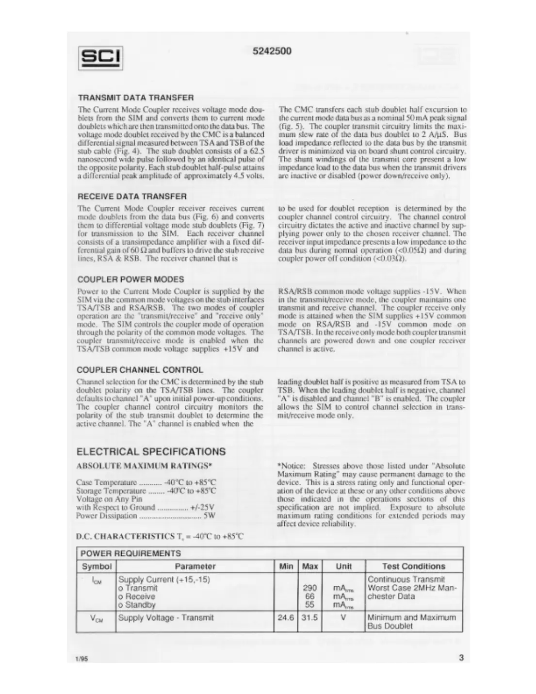 5242500 Datasheet Page 3