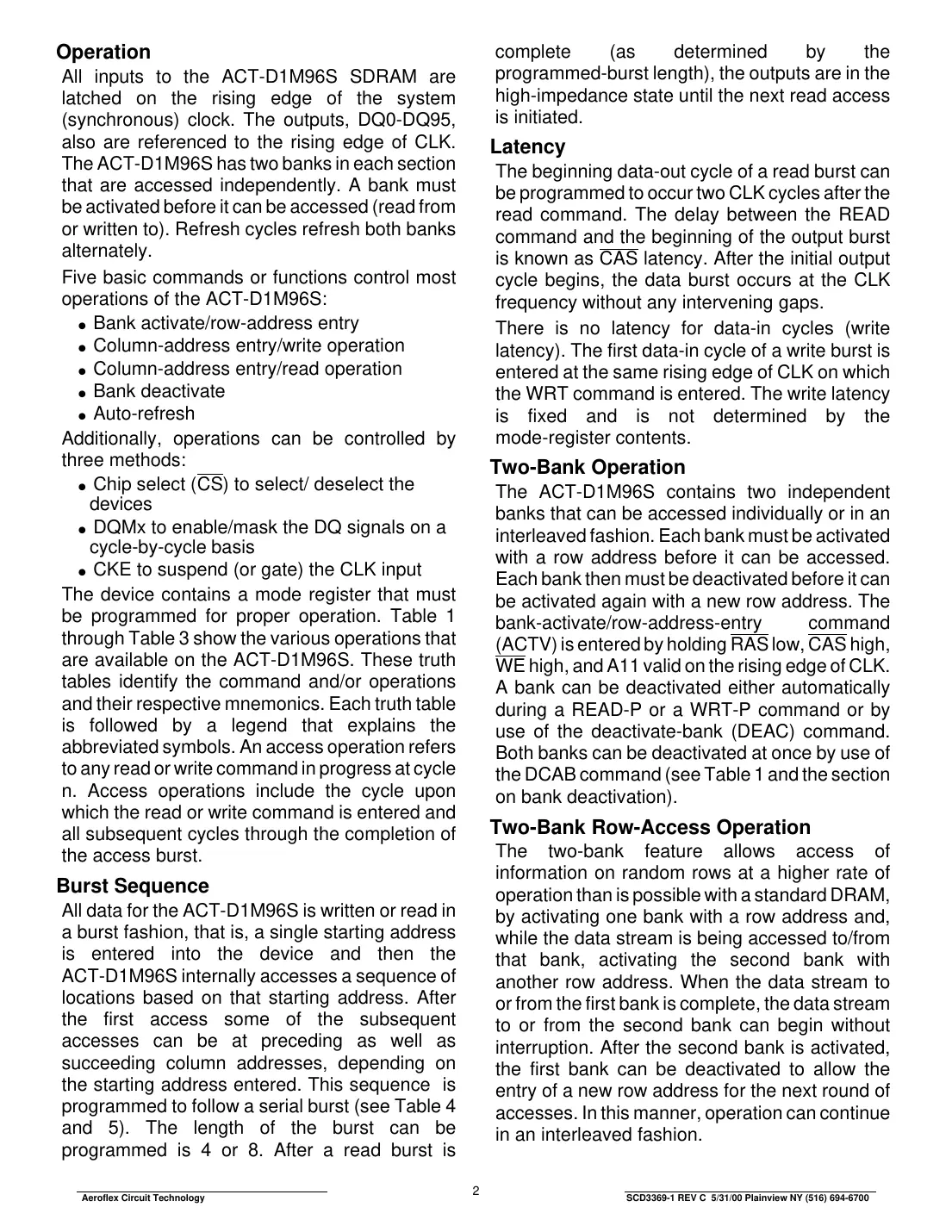 act-d1m96s Datasheet Page 2