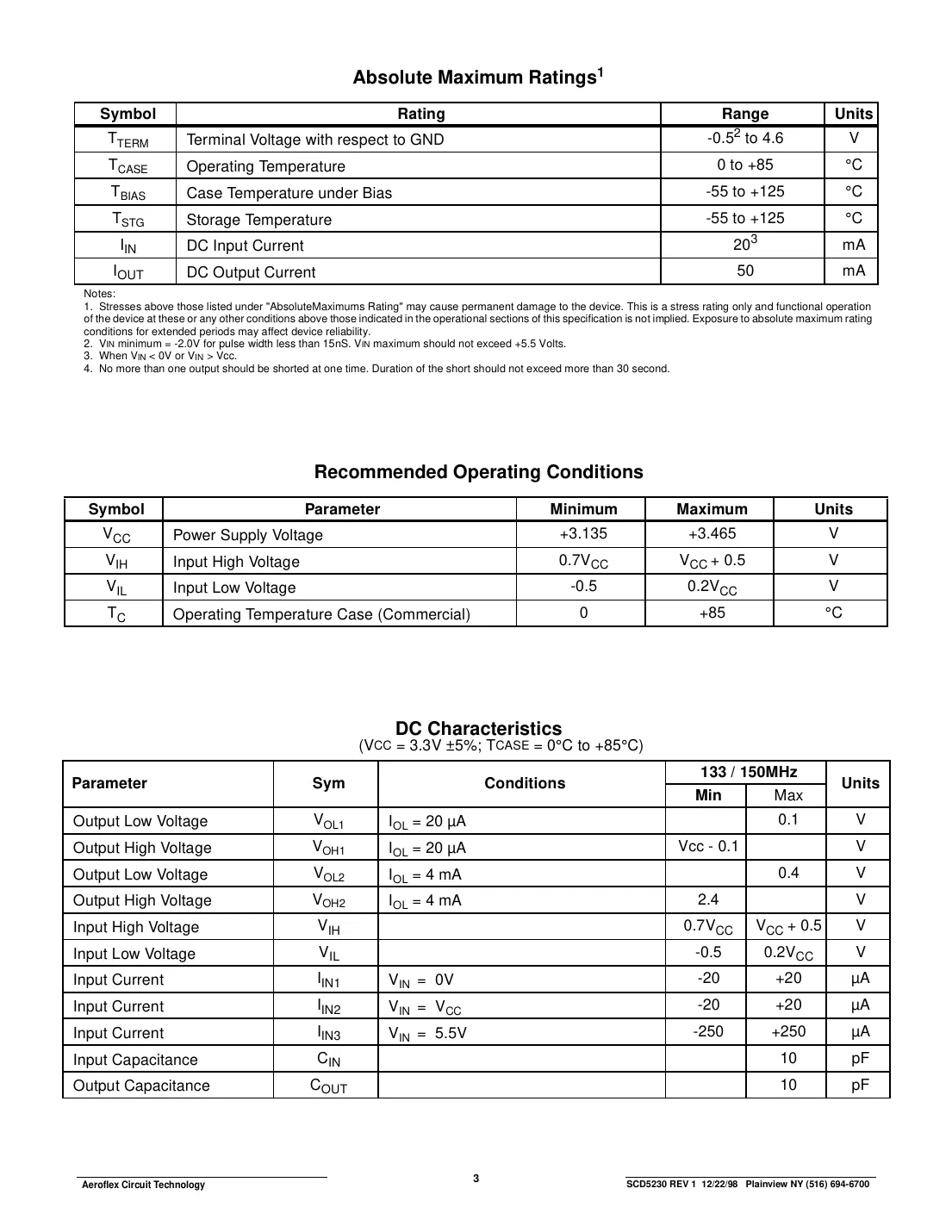 act5230 Datasheet Page 3