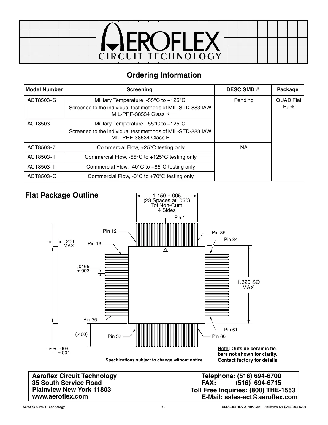 act8503 Datasheet Page 10