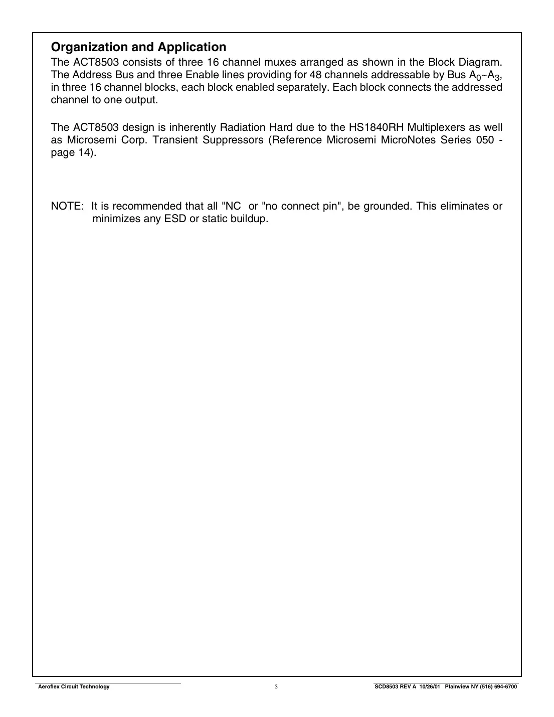act8503 Datasheet Page 3