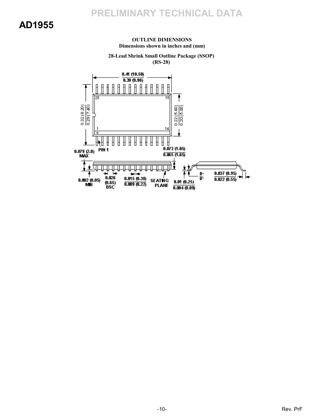 ad1955 Datasheet Page 10