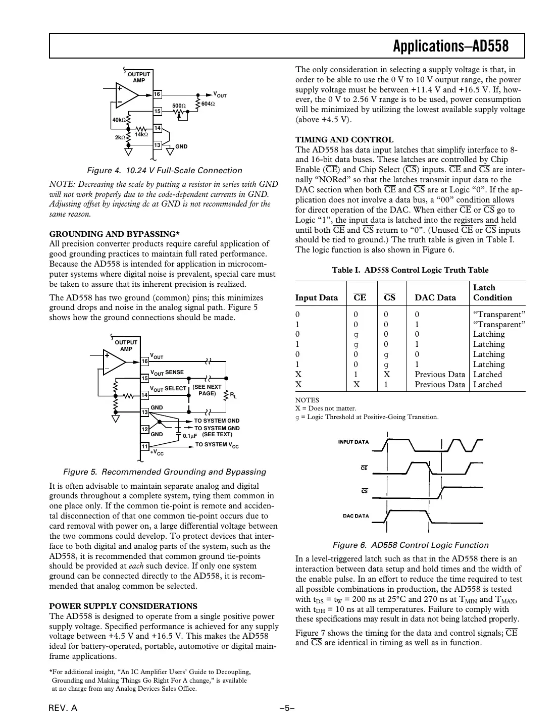 ad558 Datasheet Page 5