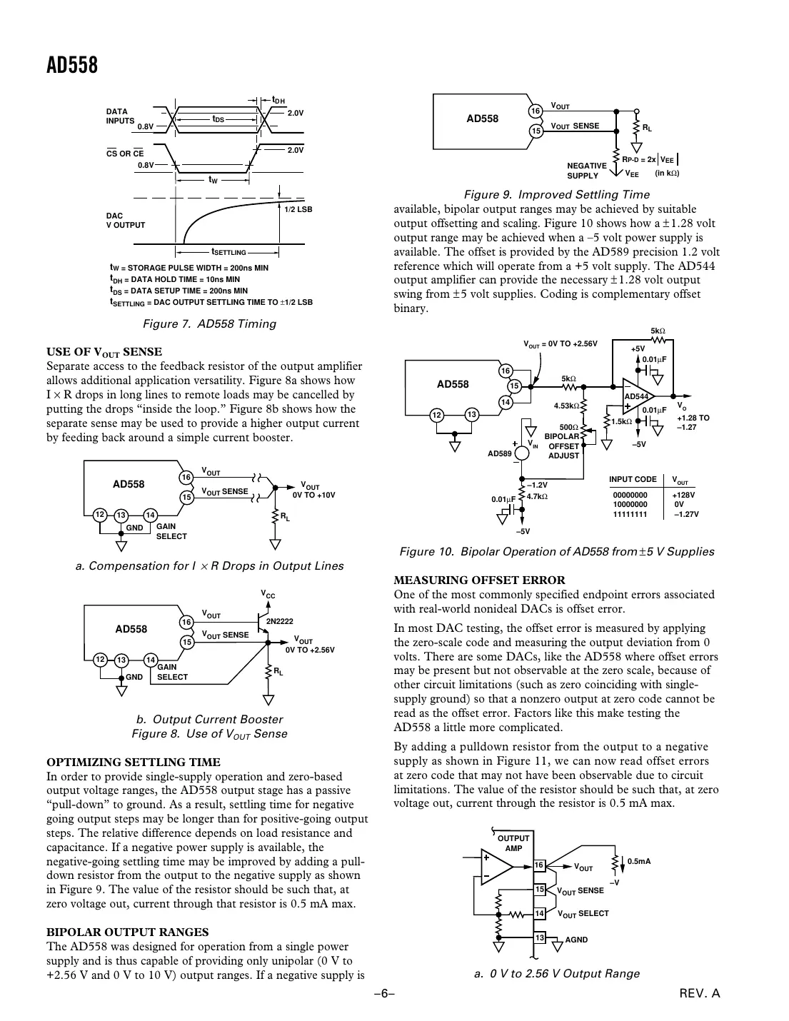 ad558 Datasheet Page 6