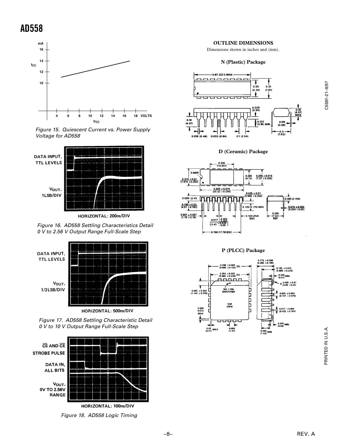 ad558 Datasheet Page 8