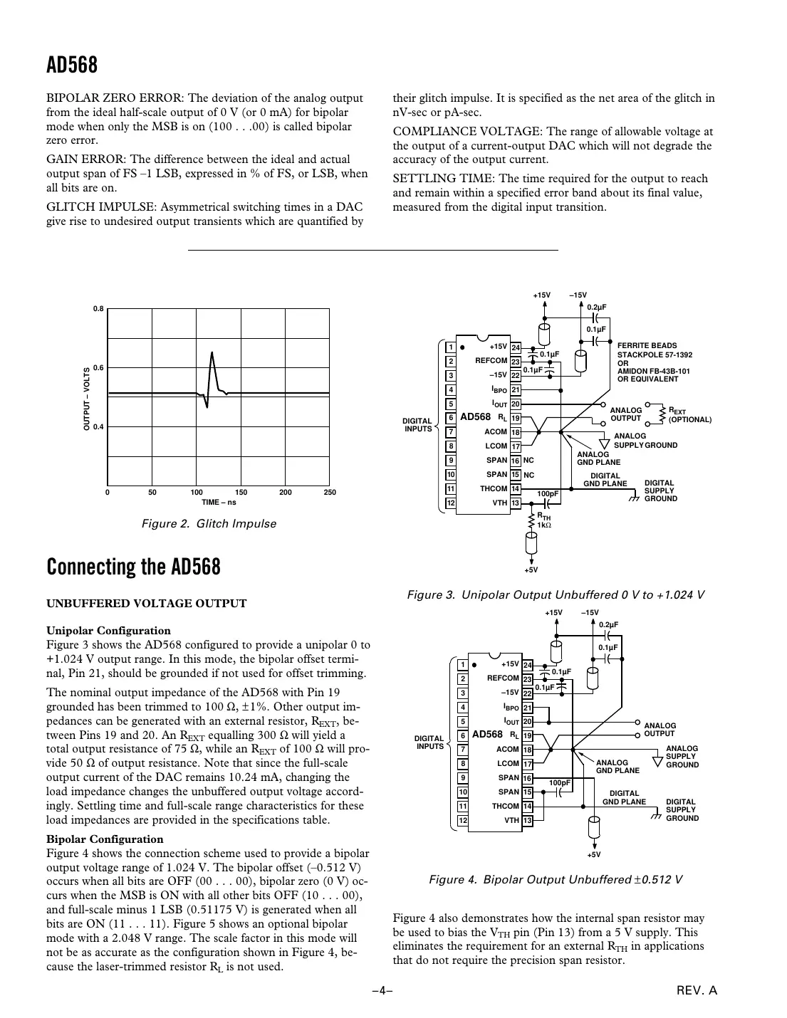 ad568 Datasheet Page 4