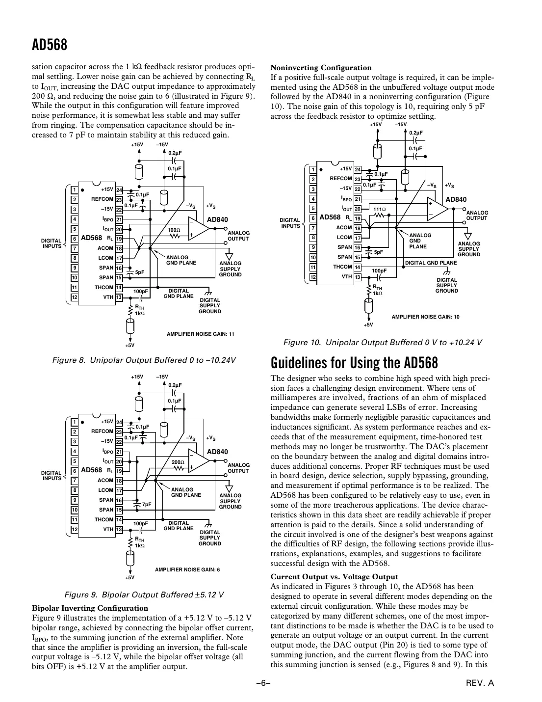 ad568 Datasheet Page 6