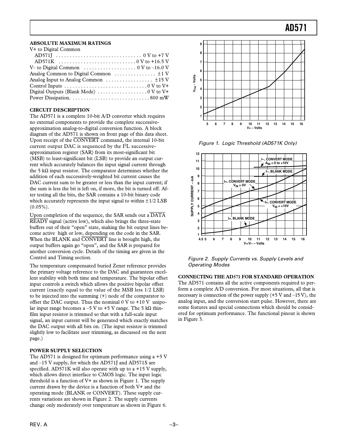 ad571 Datasheet Page 3
