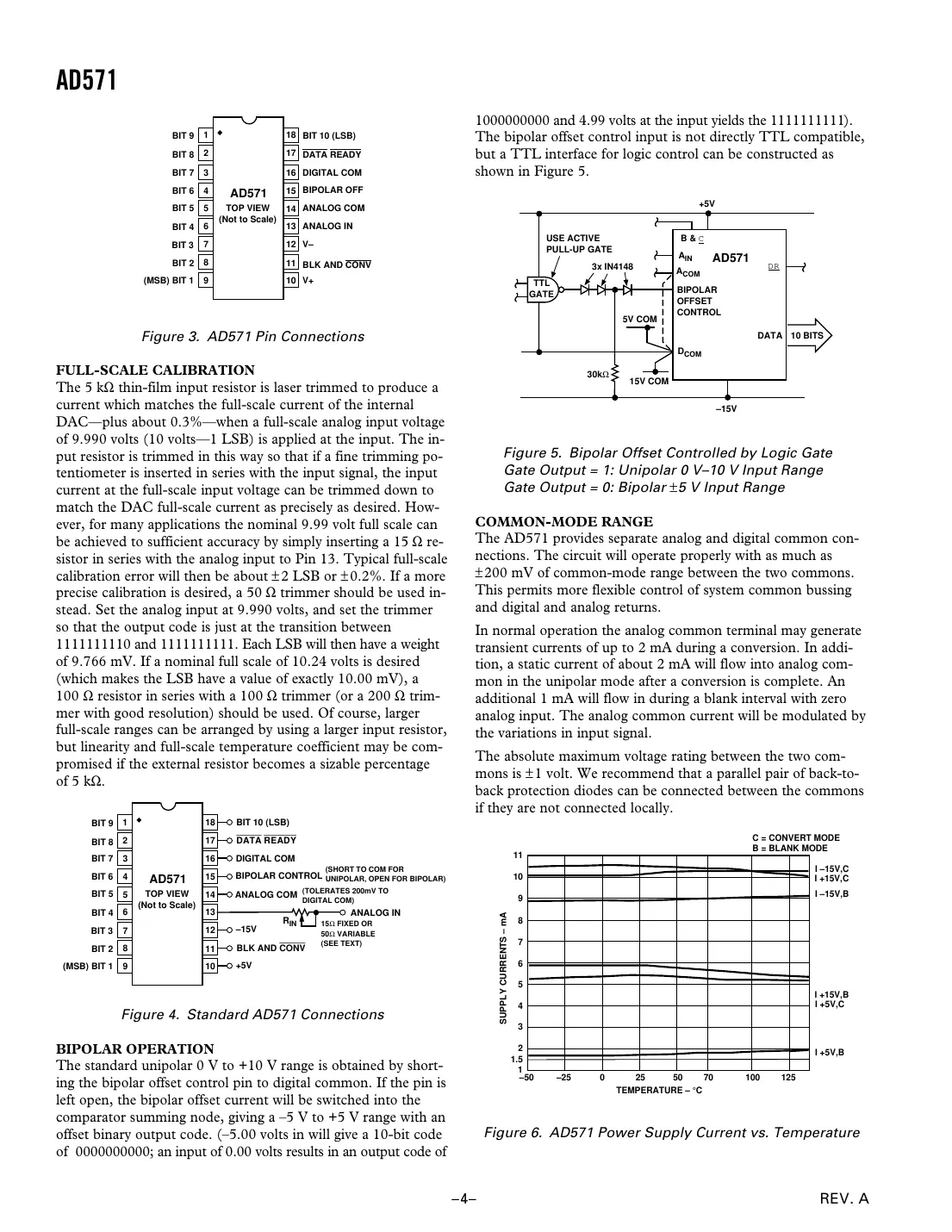 ad571 Datasheet Page 4
