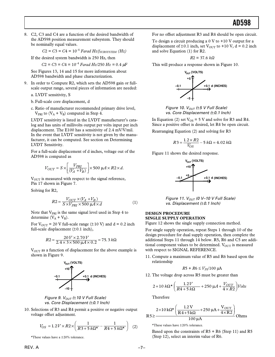 ad598 Datasheet Page 7
