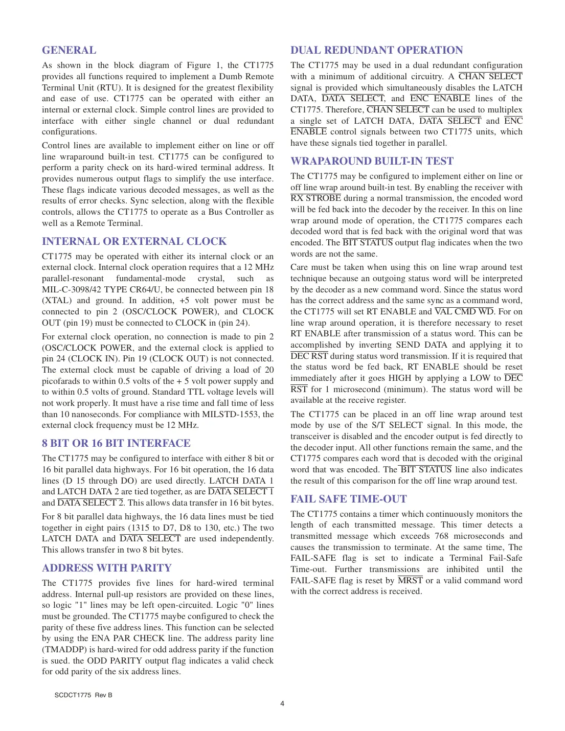 ct1775 Datasheet Page 4