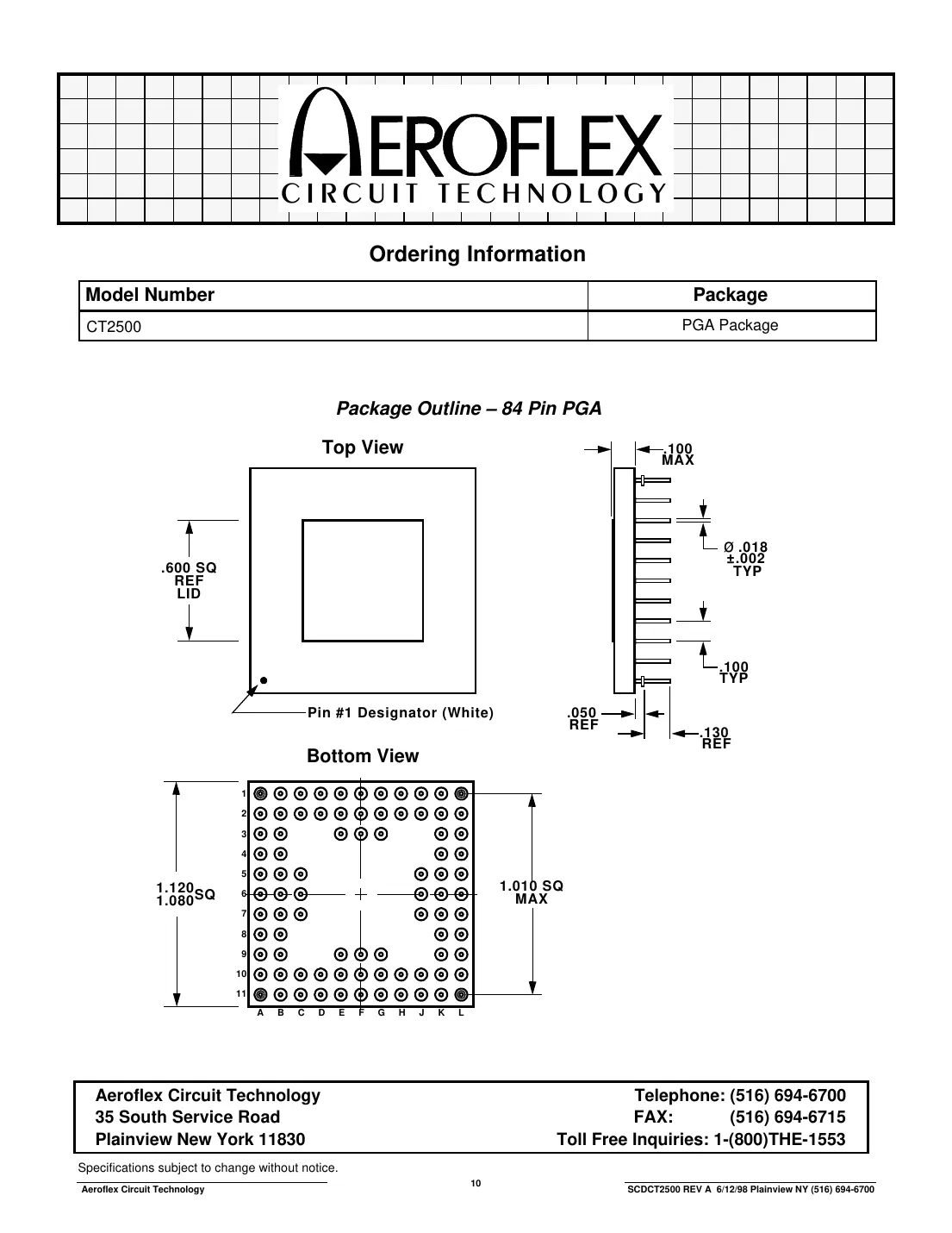 ct2500 Datasheet Page 10