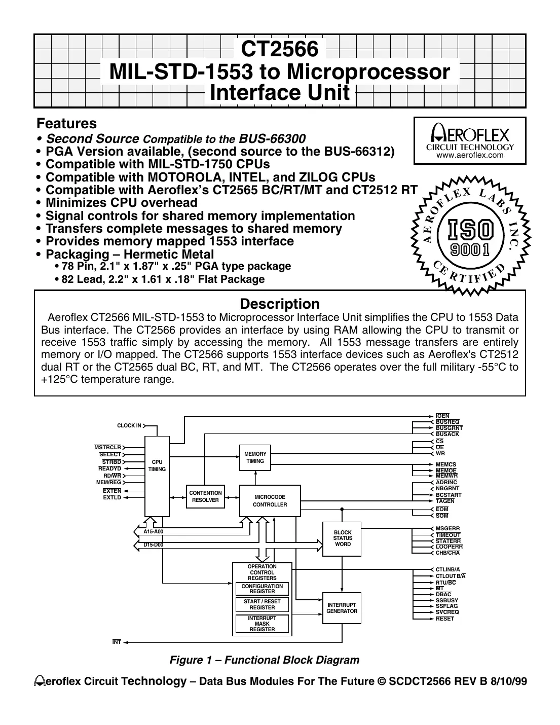 ct2566 Datasheet Page 1