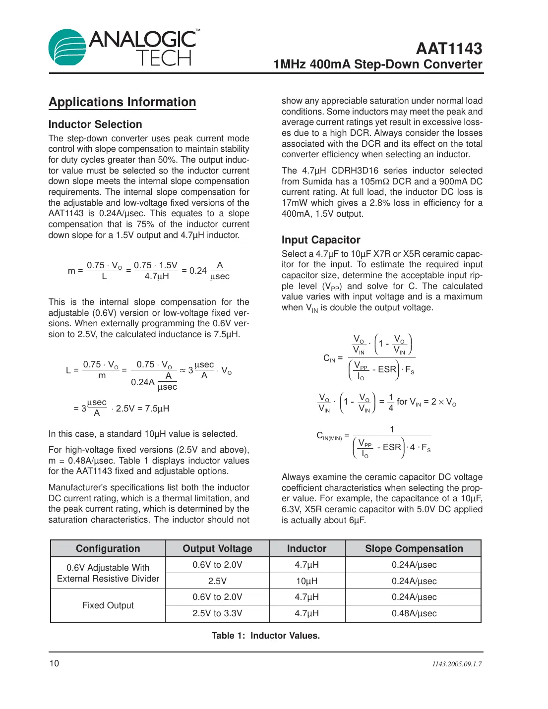 aat1143 Datasheet Page 10
