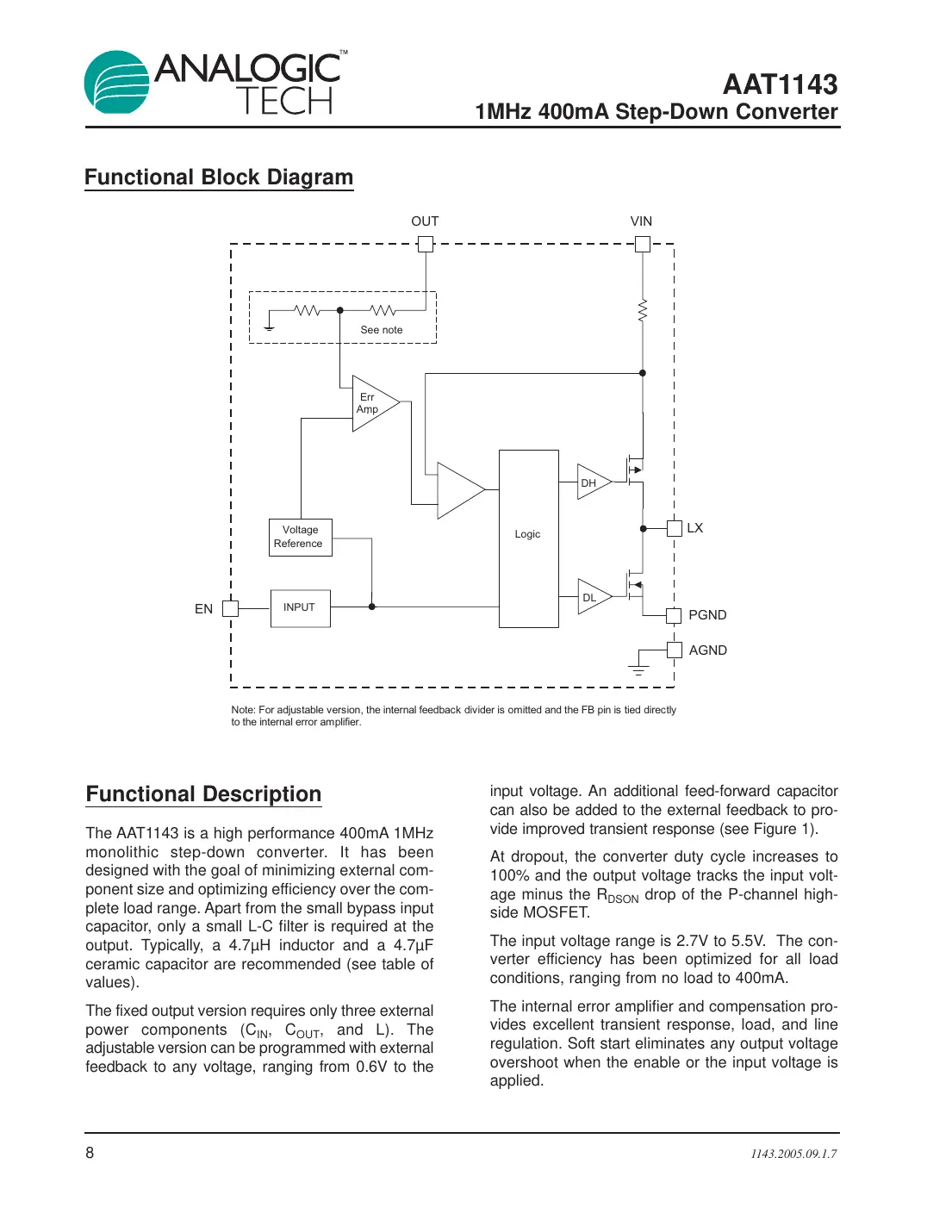 aat1143 Datasheet Page 8