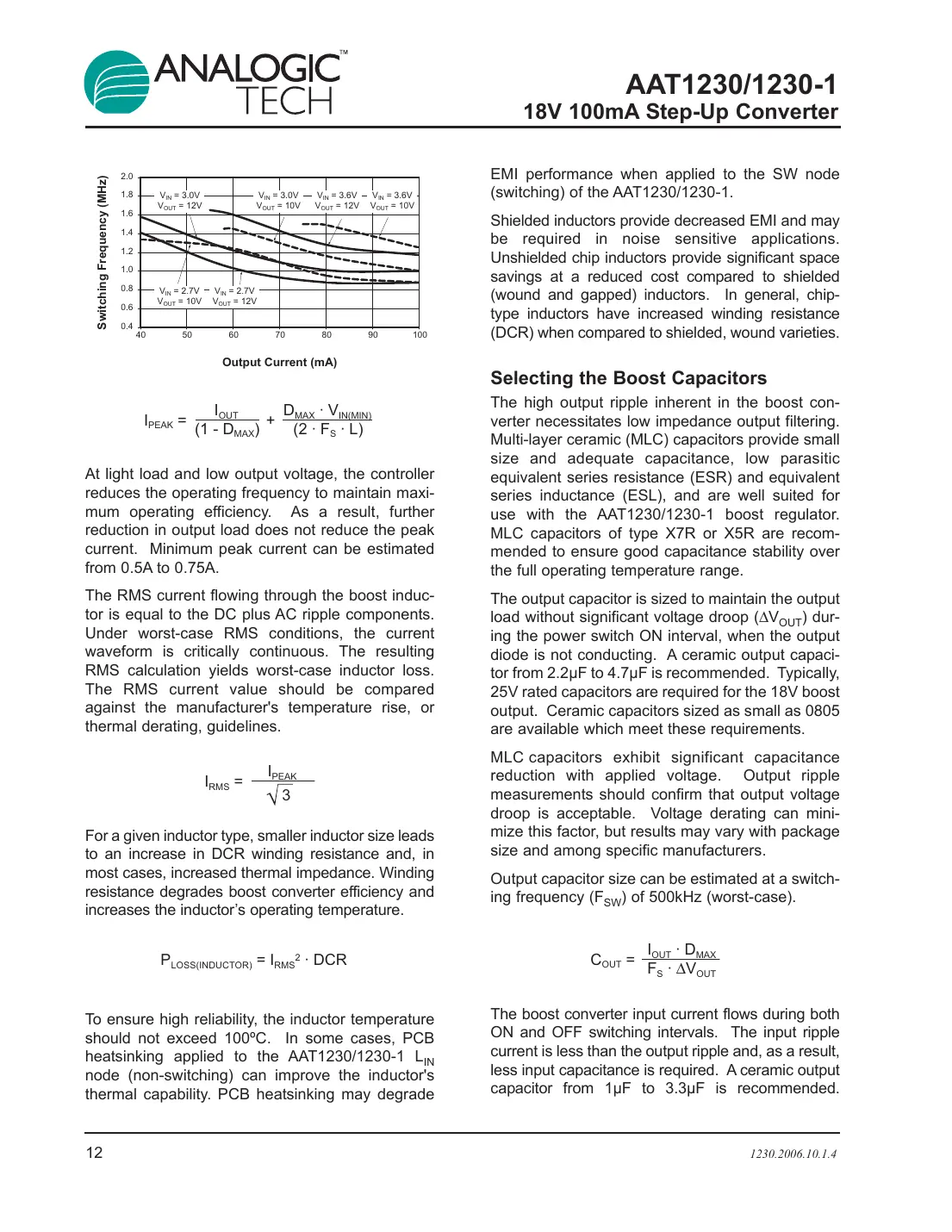 aat1230 Datasheet Page 12