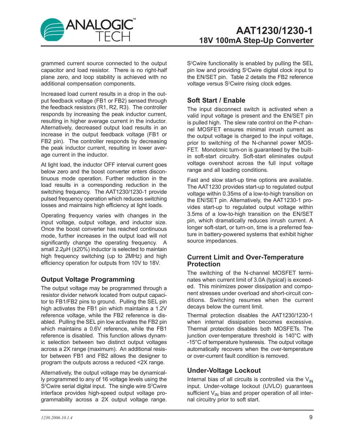 aat1230 Datasheet Page 9