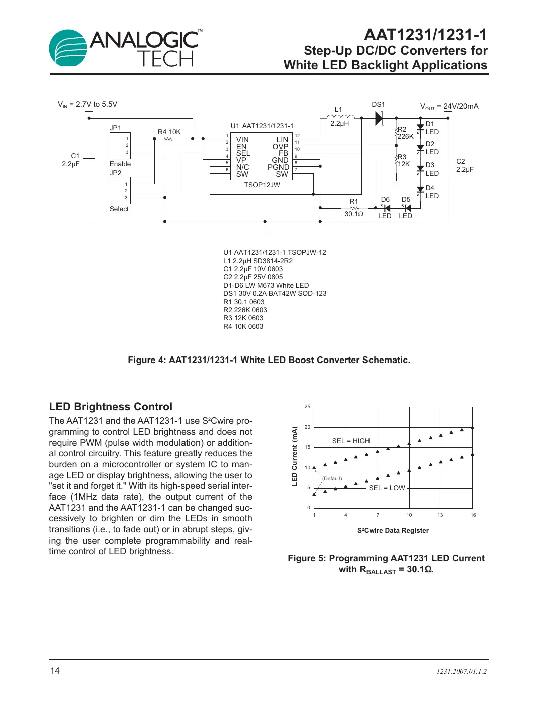 aat1231 Datasheet Page 14