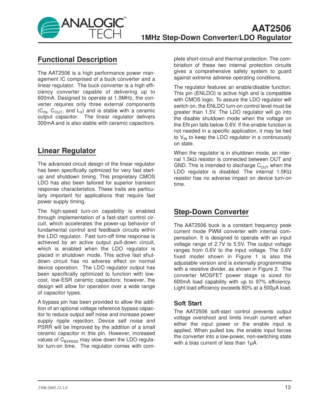 aat2506 Datasheet Page 13