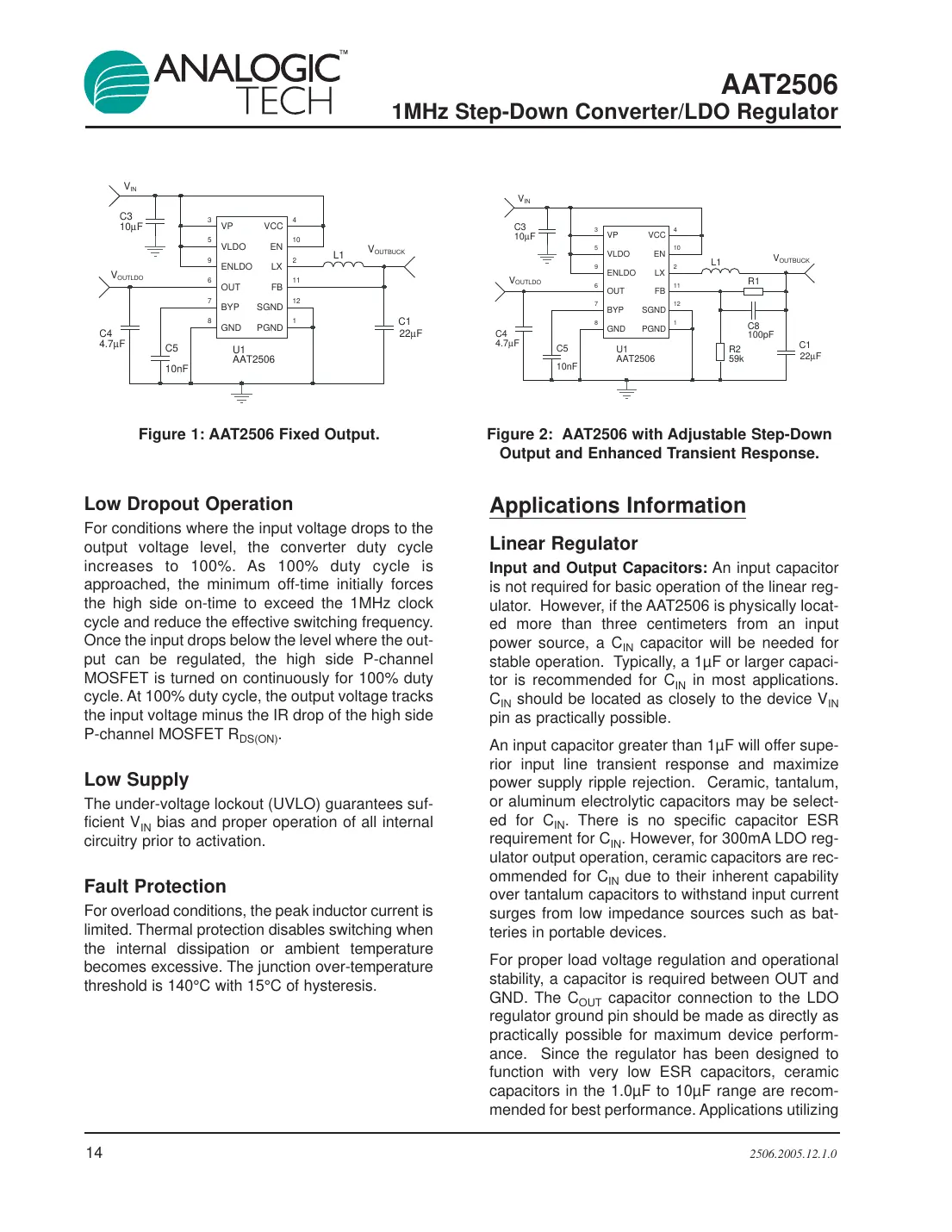 aat2506 Datasheet Page 14