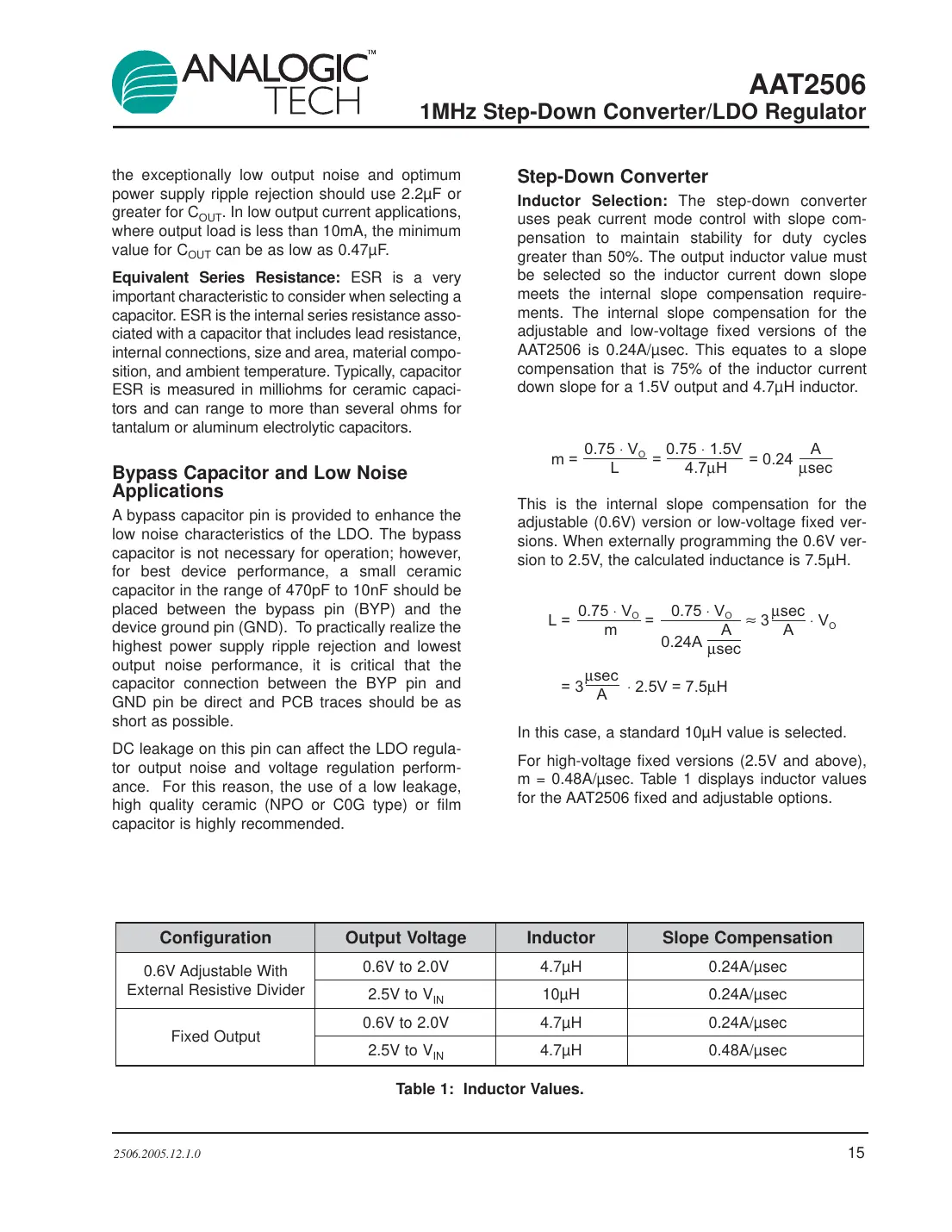 aat2506 Datasheet Page 15