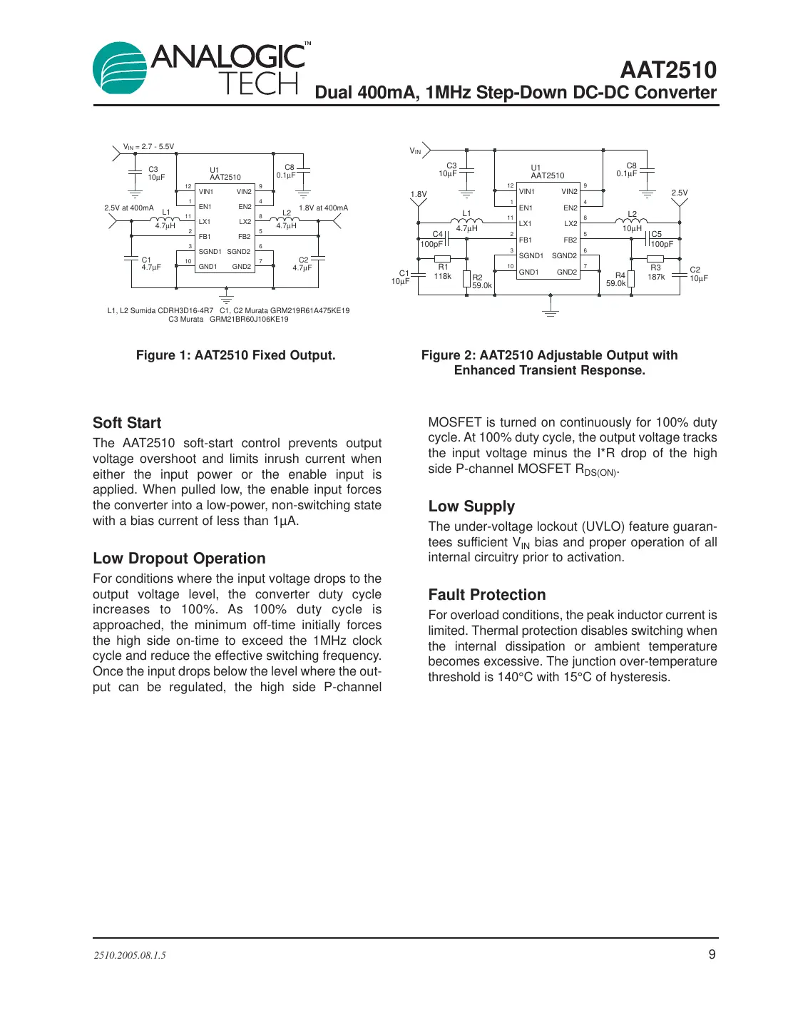 aat2510 Datasheet Page 9