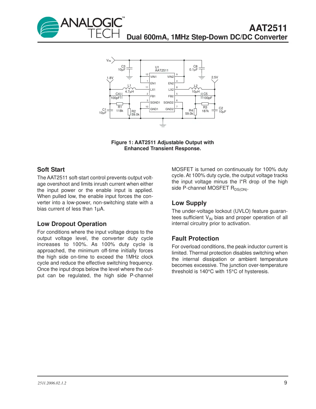aat2511 Datasheet Page 9