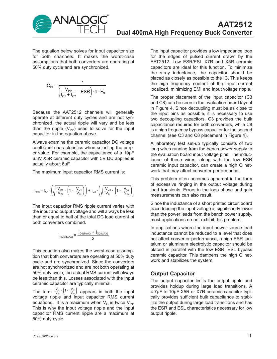 aat2512 Datasheet Page 11