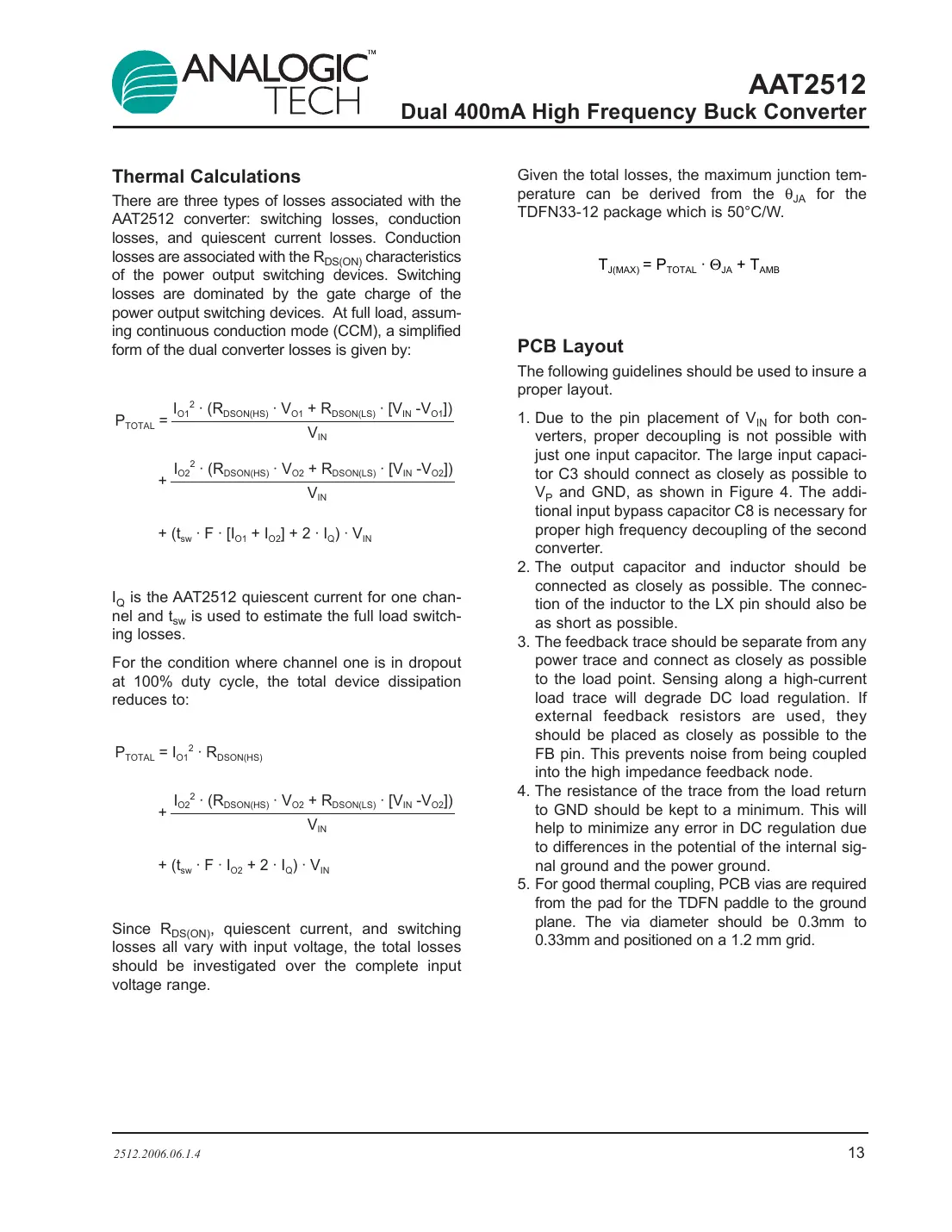aat2512 Datasheet Page 13