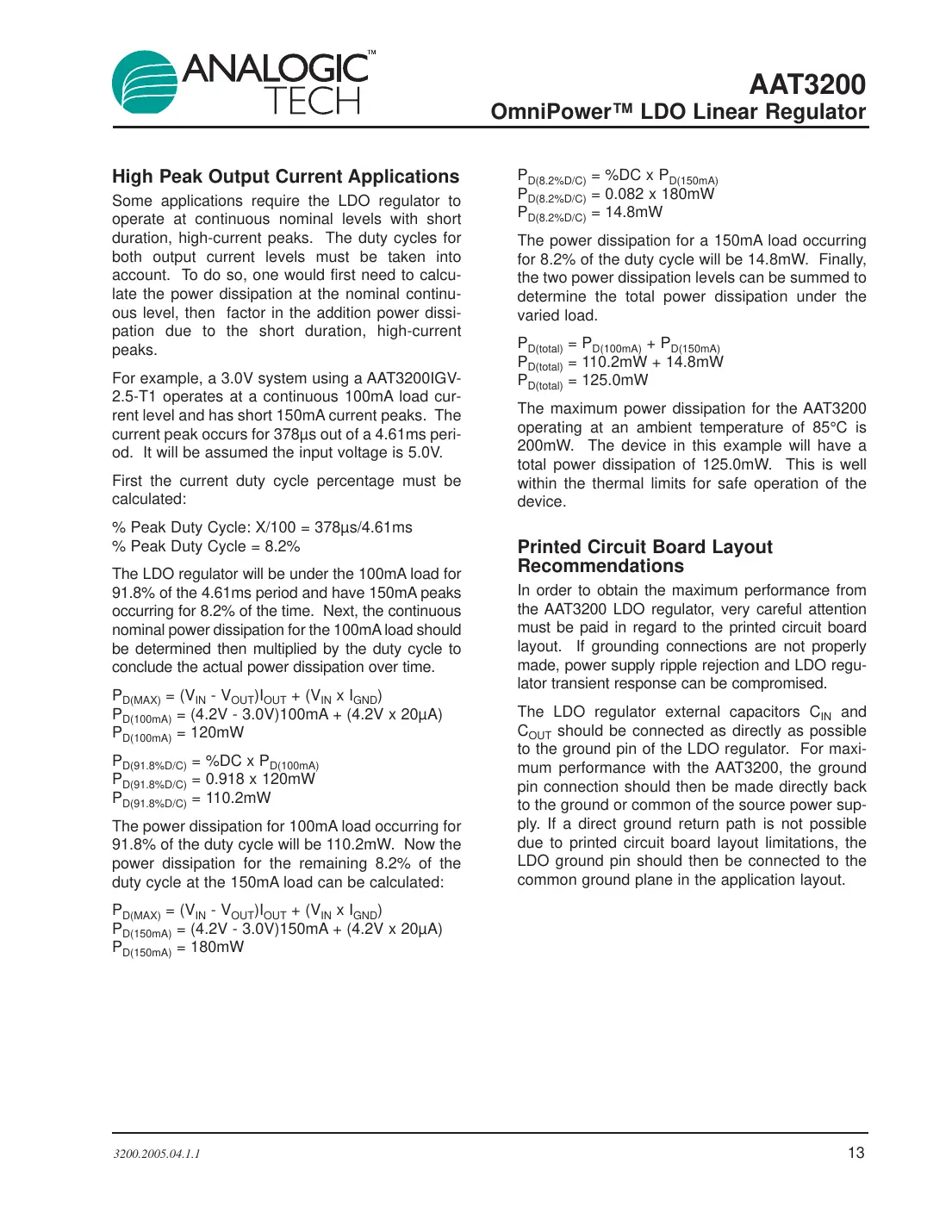 aat3200 Datasheet Page 13