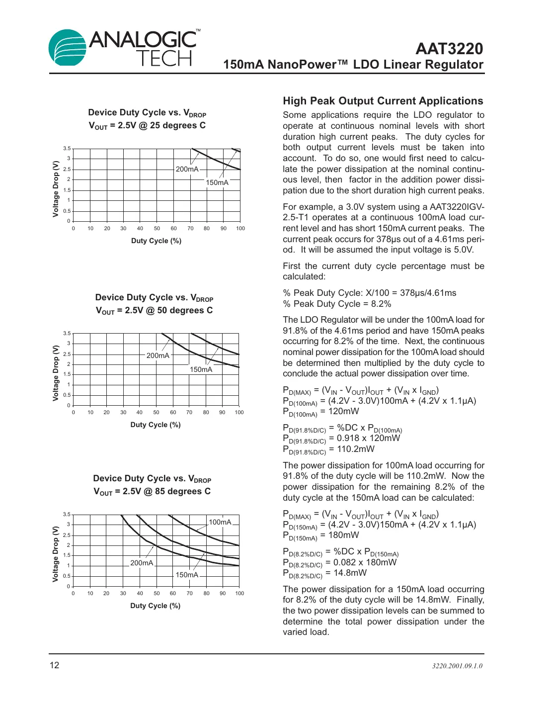 aat3220 Datasheet Page 12