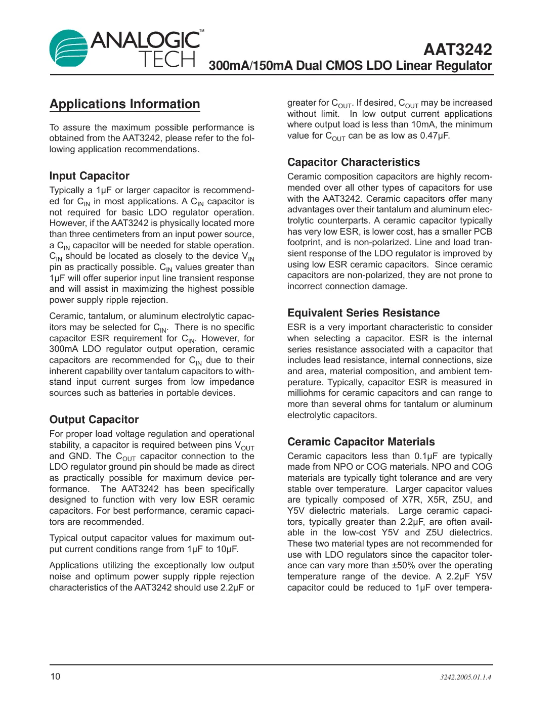 aat3242 Datasheet Page 10