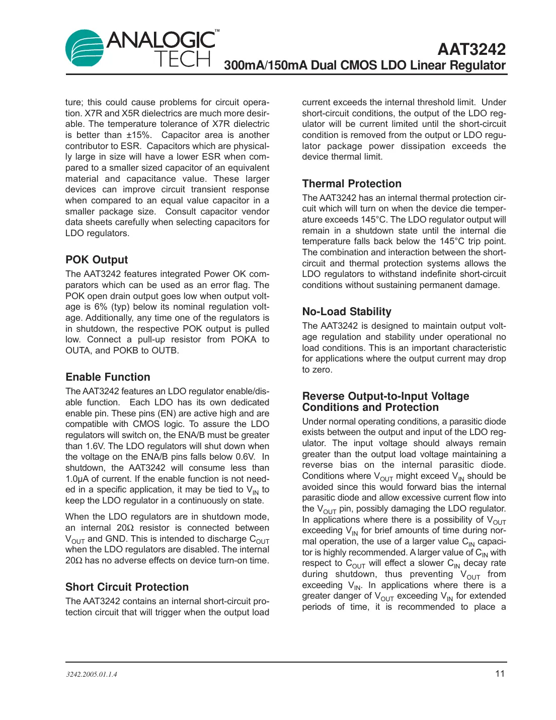 aat3242 Datasheet Page 11