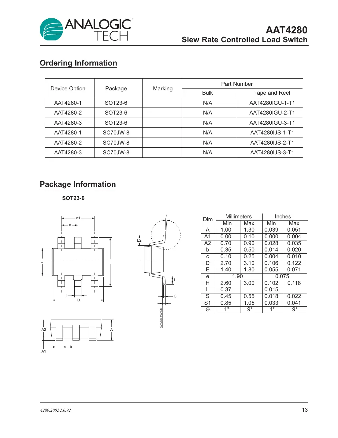 aat4280 Datasheet Page 13