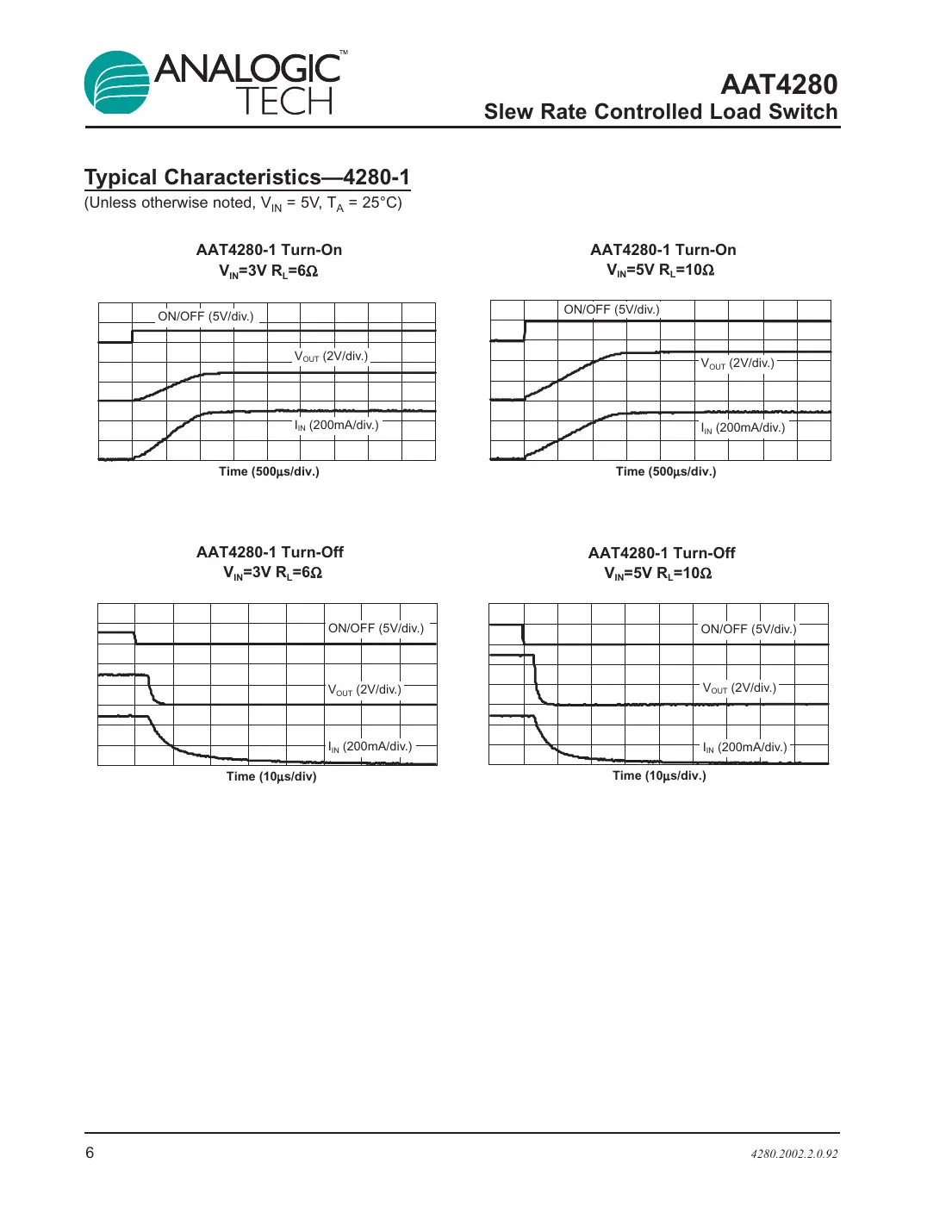aat4280 Datasheet Page 6