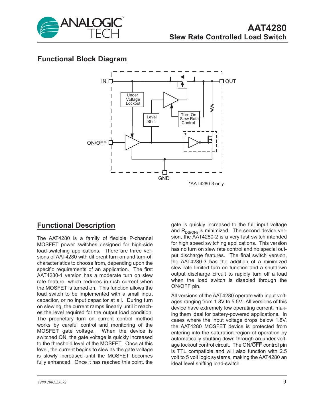 aat4280 Datasheet Page 9