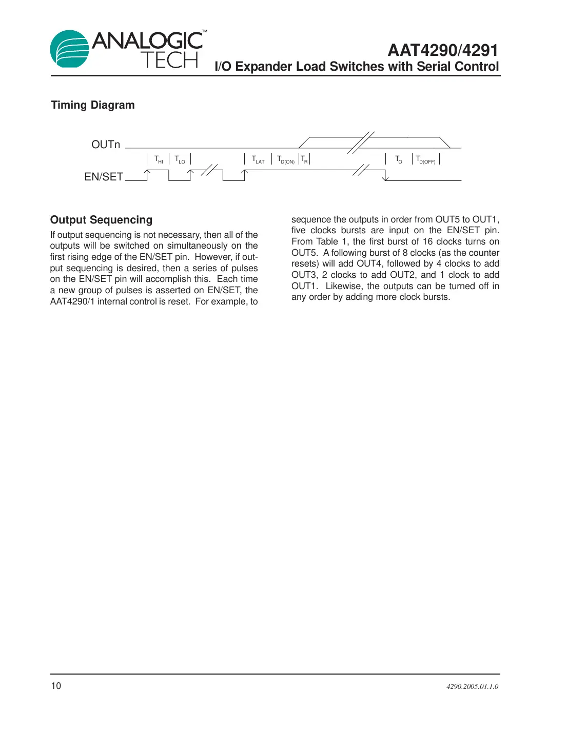 aat4290 Datasheet Page 10