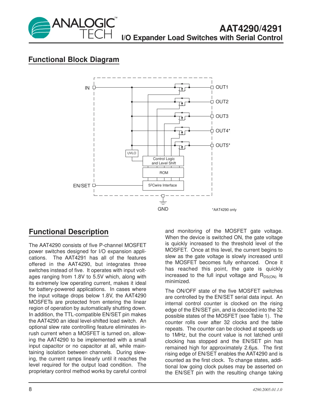 aat4290 Datasheet Page 8