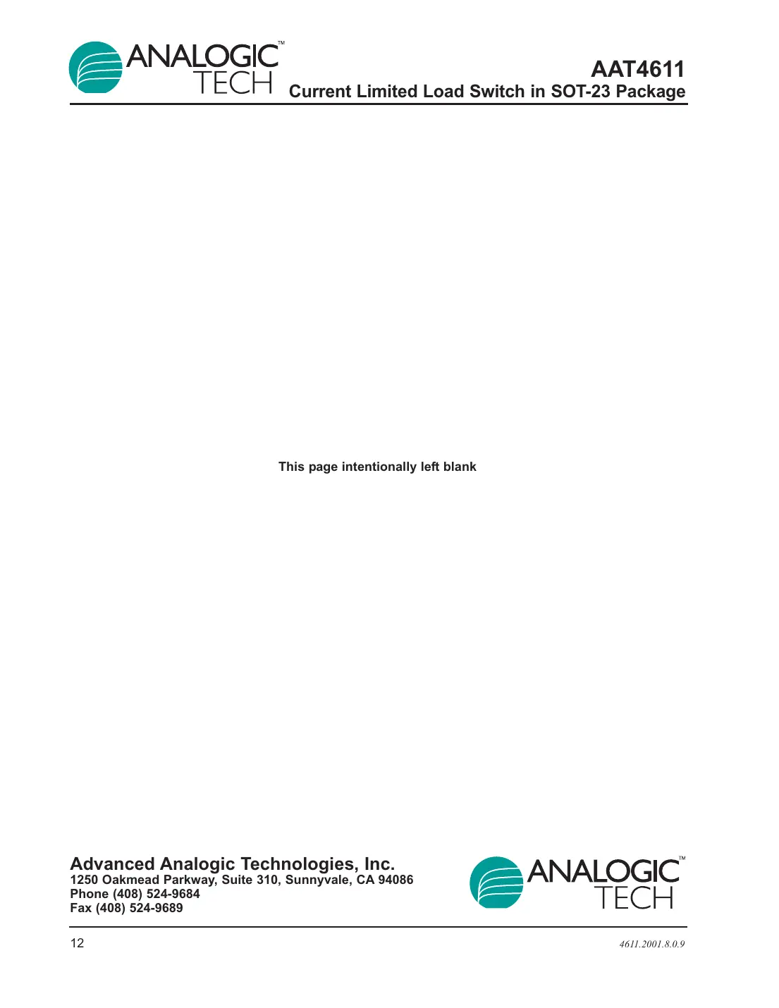 aat4611 Datasheet Page 12