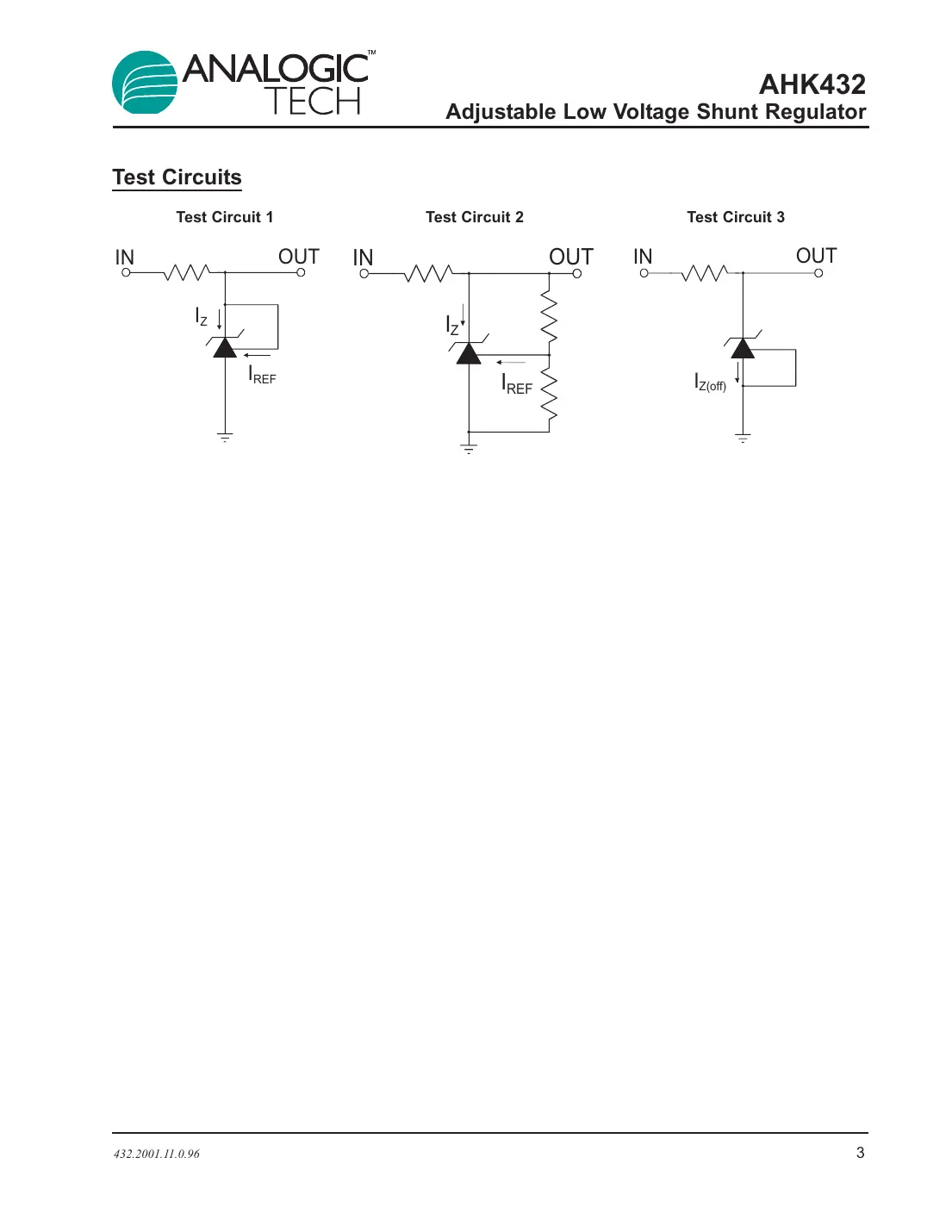 ahk432 Datasheet Page 3