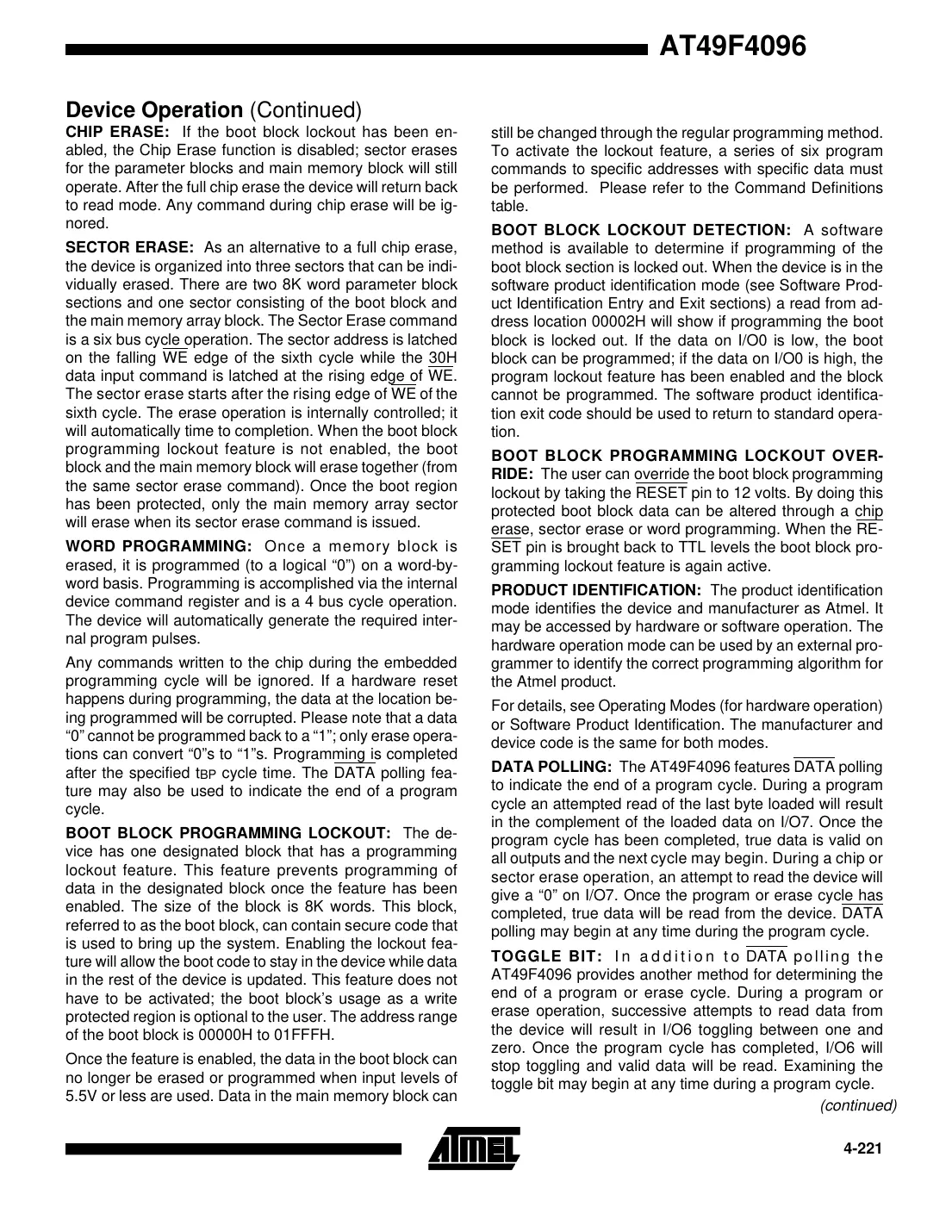 at49f4096 Datasheet Page 3