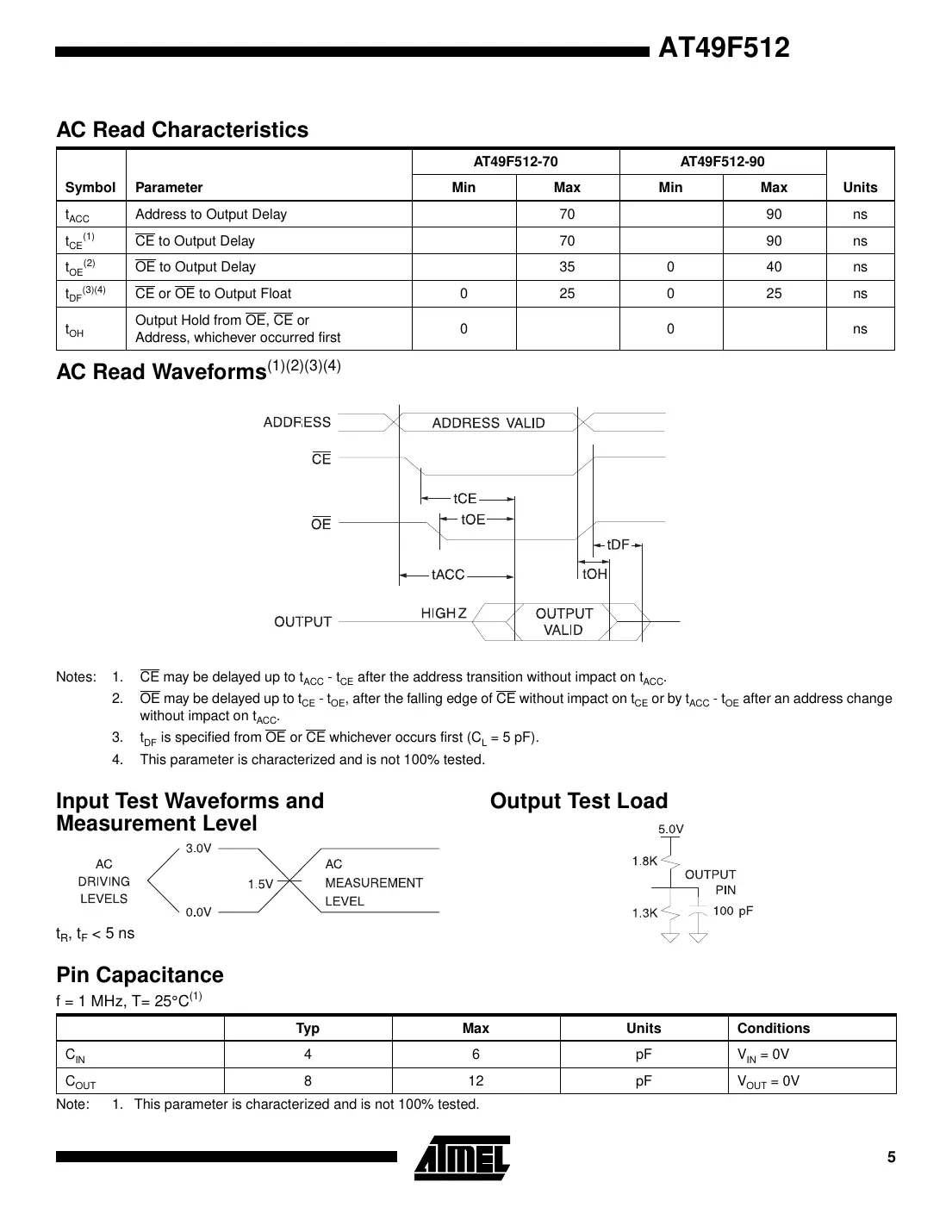 at49f512 Datasheet Page 5