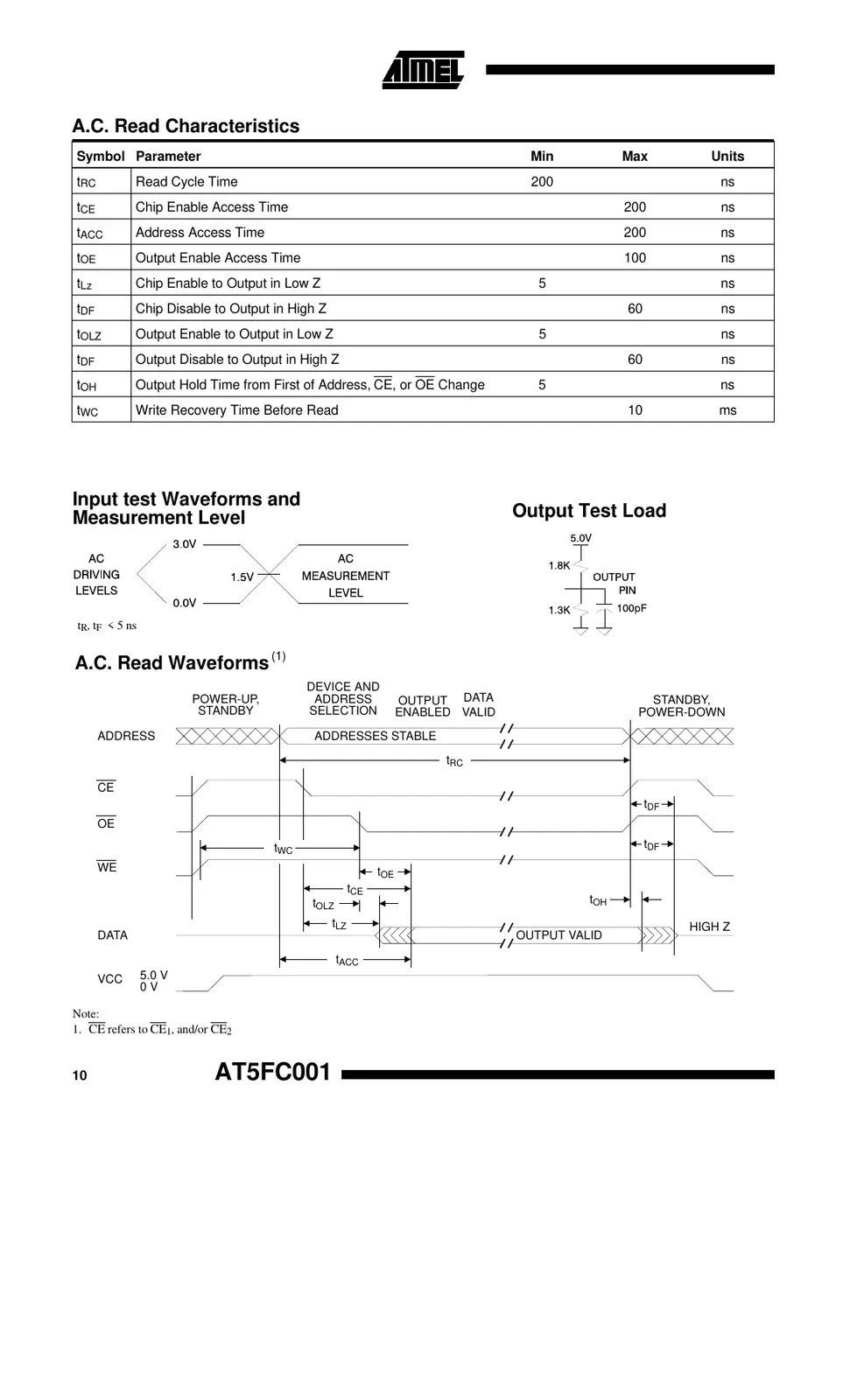 at5fc001 Datasheet Page 10
