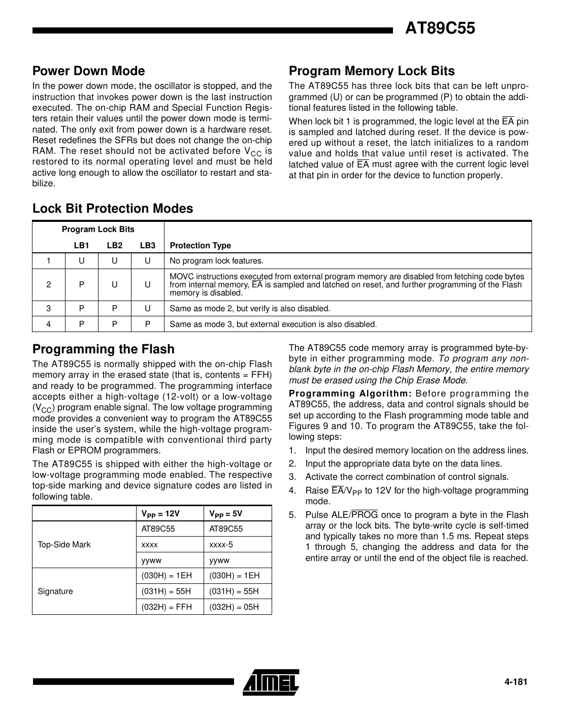 at89c55 Datasheet Page 13